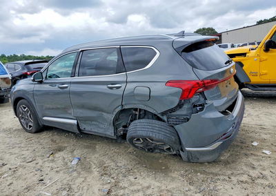 2023 Hyundai Santa Fe Limited, daño Trasero, Copart lote 58421346, foto 2 de 14
