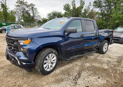 2023 Chevrolet Silverado K1500 Custom, daño Trasero, Copart lote 73219656, foto 1 de 13