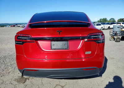 2022 Tesla Model X, daño Lateral, Copart lote 64991166, foto 6 de 13