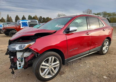 2019 Chevrolet Equinox Premier, пошкодження: Передня частина, Copart лот 73201616, фото 1 з 14