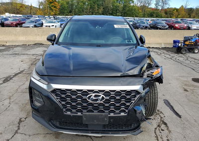 2020 Hyundai Santa Fe Sel, daño Frontal, Copart lote 72780996, foto 5 de 15