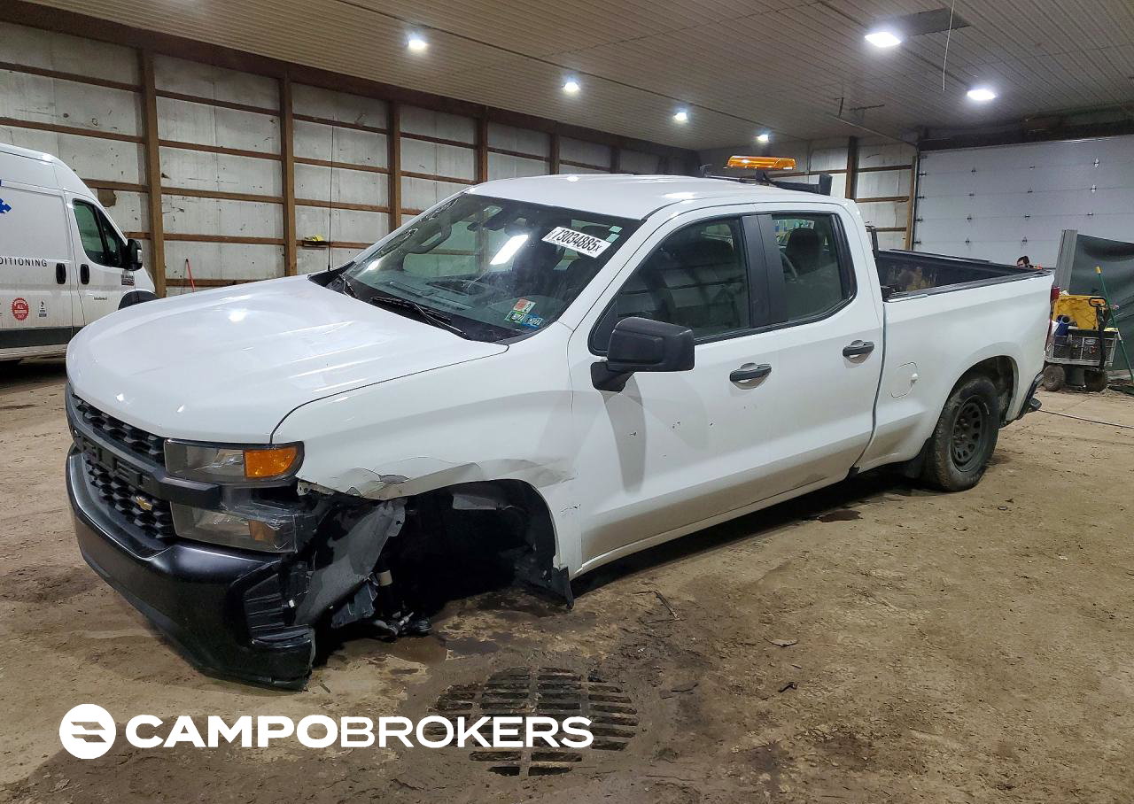2021 Chevrolet Silverado C1500, пошкодження: Днище, Copart лот 73034885