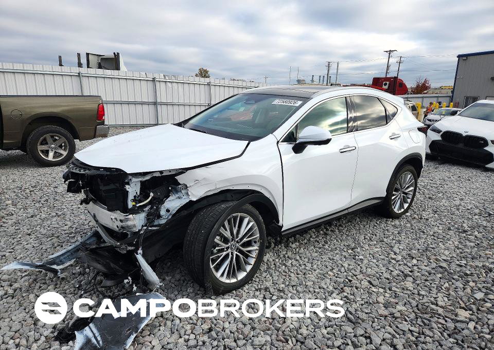 2026 Lexus Nx 350h Luxury, пошкодження: Передня частина, Copart лот 72580926
