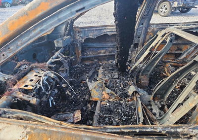 2019 Hyundai Santa Fe Ultimate 2.0t, daño Incendio, Copart lote 74843176, foto 7 de 12