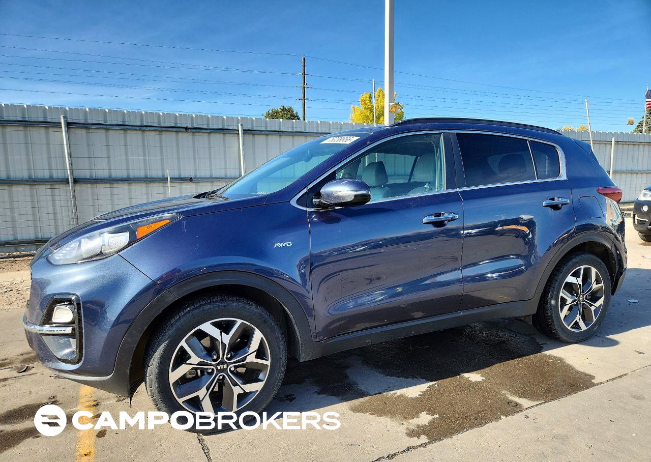 2021 Kia Sportage Ex, Rear End damage, Copart lot 75238656