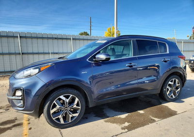 2021 Kia Sportage Ex, daño Trasero, Copart lote 75238656