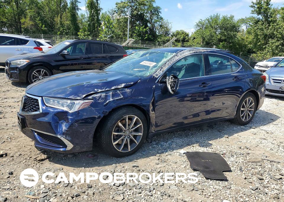 2019 Acura Tlx, Rollover damage, Copart lot 66493966