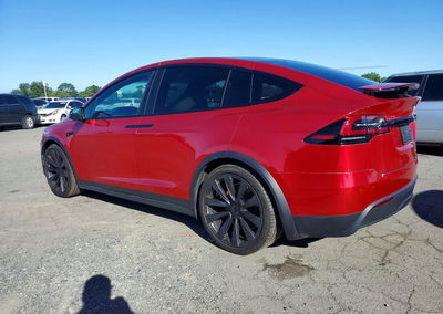 2022 Tesla Model X, daño Lateral, Copart lote 64991166, foto 2 de 13